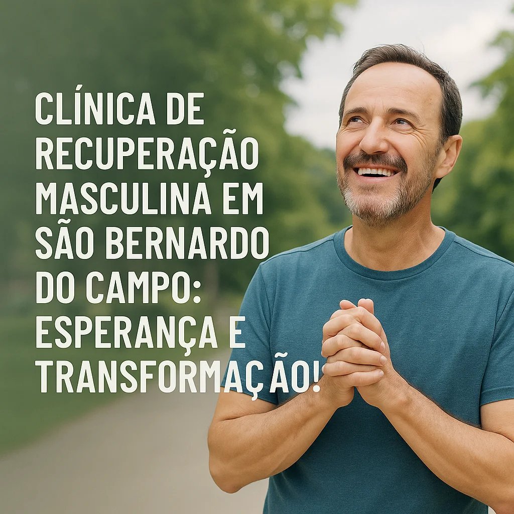 clínica de recuperação masculina