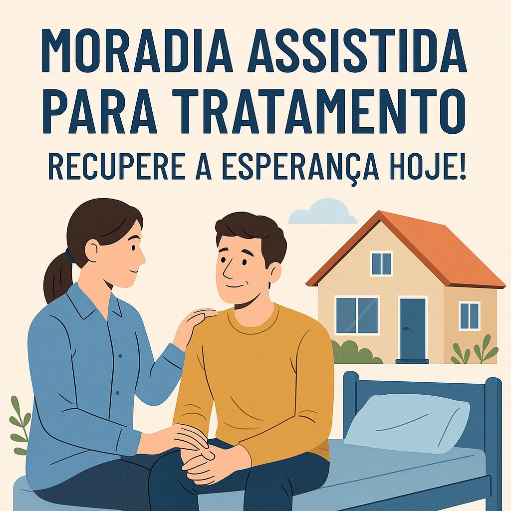 moradia assistida para dependentes alcoolatras