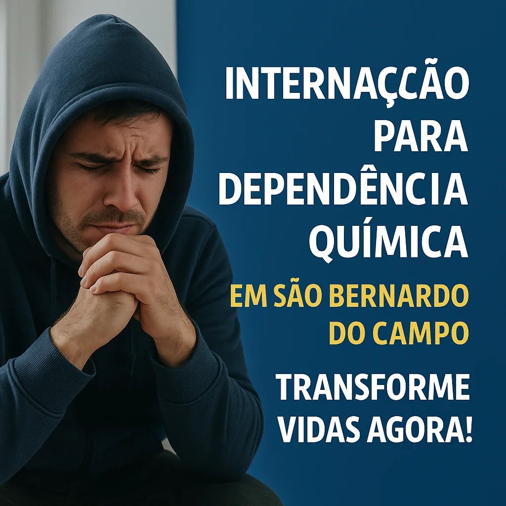 internação para dependência química